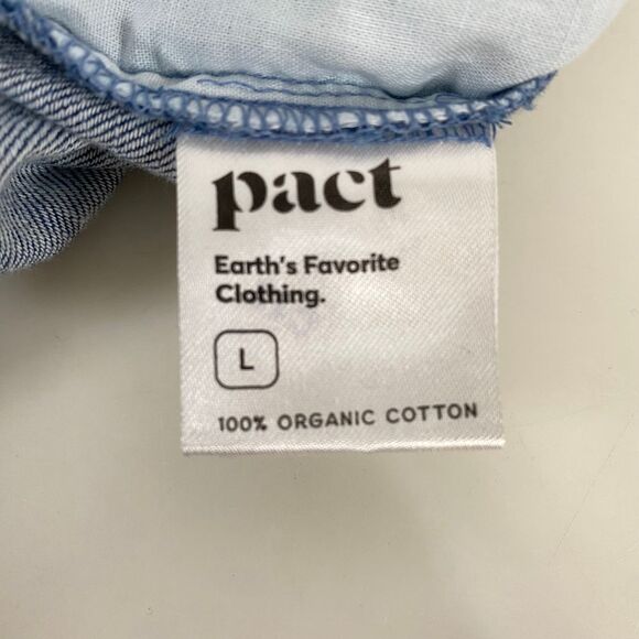 Pact Women's Blue Denim Shorts - Picture 6 of 11